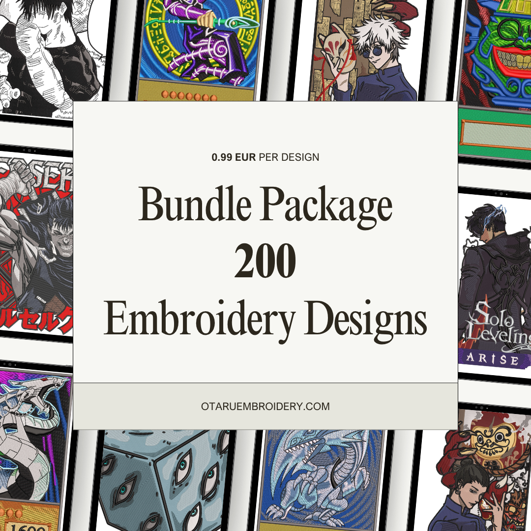 3 Bundle Package 200 Embroidery Designs - Image 1